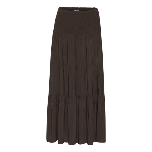 Boho Skirt Dark Brown