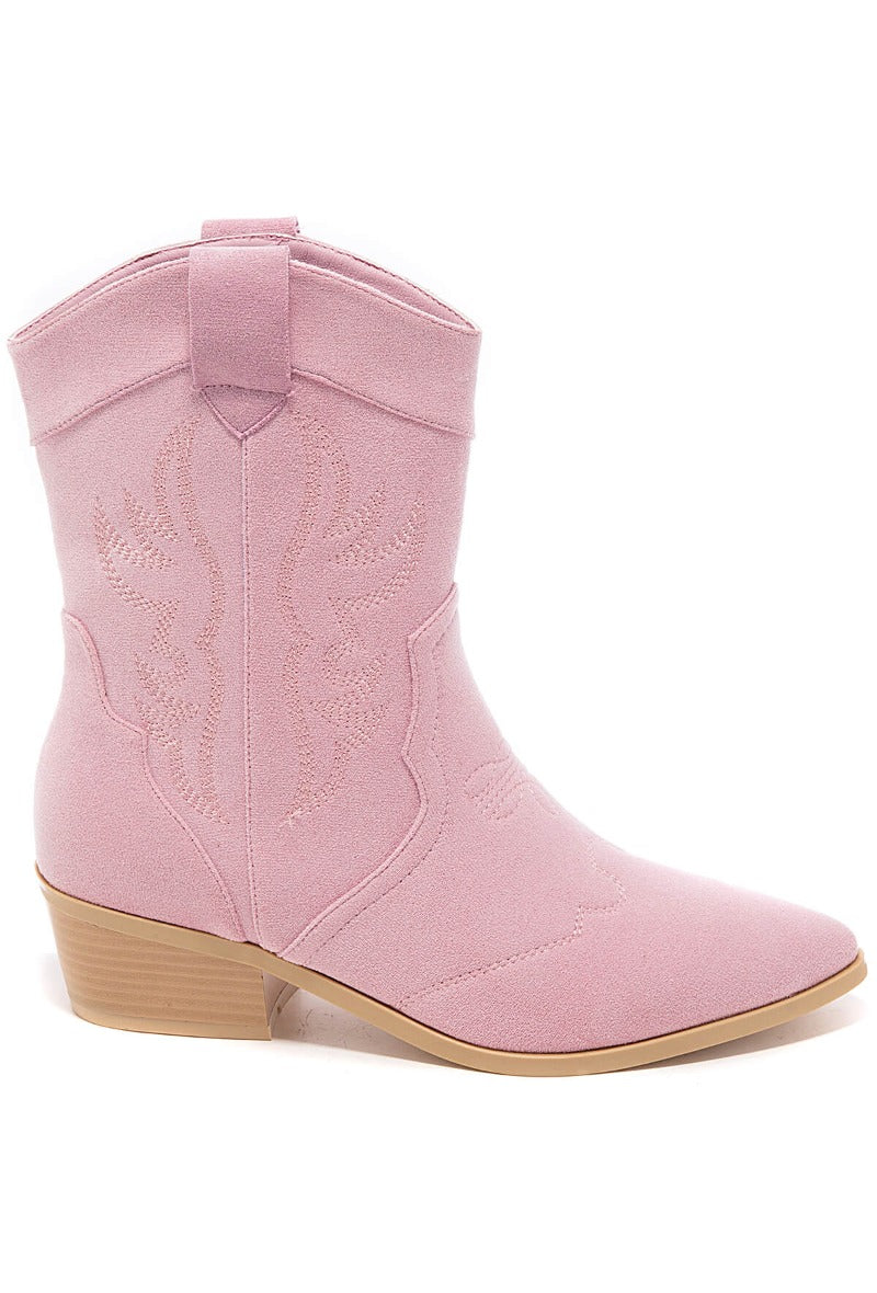 Marq Western Ankle Boots (Purple)